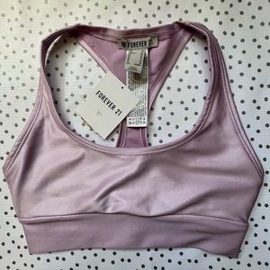NWT Forever 21 Lilac Sports Bra
